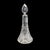 Pair of Small Antique Scent Bottles, English, Perfume Decanter, Silver Collar For Sale - Image 4 of 12