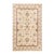 Mogul, One-of-a-Kind Hand-Knotted Area Rug in Ivory, 4' 1" x 6' 5" For Sale