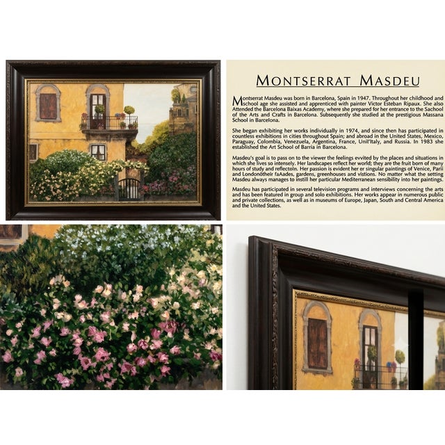 A luminous, museum-quality original oil painting by the celebrated Catalan master Montserrat Masdeu (Barcelona, b. 1947)....