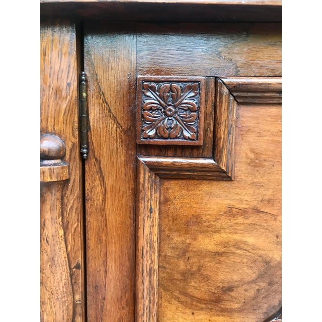 Brown 19th Century Catalan Spanish Buffet with 2 Doors For Sale - Image 8 of 12