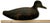 Unusually Large Size Antique American Carved Wood Hand Painted Duck Hunters Decoy From Downeast Coastal Maine - 22 Inches Long For Sale - Image 4 of 18