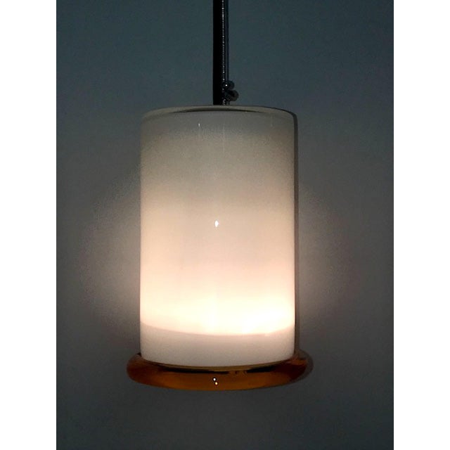 Itre Set of 3 Murano Glass Pendant Lights by Italian Lighting Company I3 For Sale - Image 4 of 11