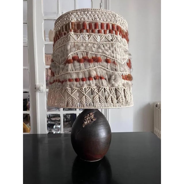 Large Brutalist Table Lamp For Sale - Image 12 of 12