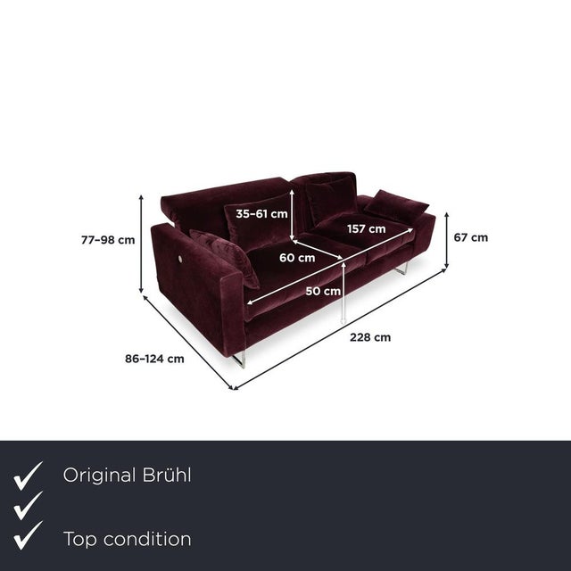 with the Brühl Embrace three-seater sofa, you're getting a piece of furniture that bears the signature style of designer...