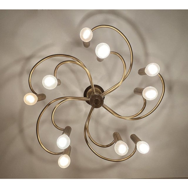 Large Vintage Helix Ceiling Light from Cosack For Sale - Image 9 of 14