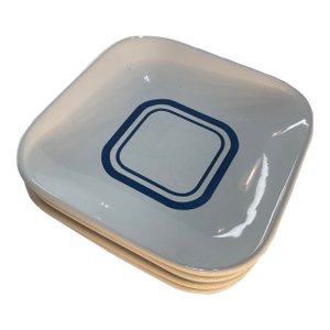 Nautica Signature Tablewares Square Dessert Plates - Set of 4