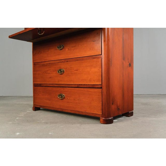Biedermeier Style Chest of Drawers with Secretary, Early 19th Century For Sale - Image 16 of 18