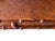 Vintage Faux Bamboo Tortoise Finish Rattan-Style Writing Desk With Gallery Back and Storage Drawers For Sale - Image 13 of 15