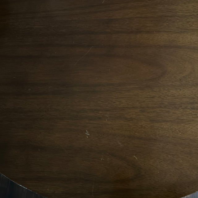 Wood 1960s Hickory Chair Company Dining Table 44” For Sale - Image 7 of 8