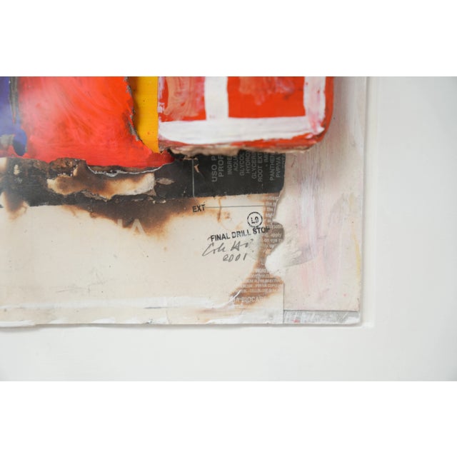 Guido Coletti, Facades, 1975, Mixed Media For Sale - Image 4 of 7