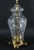Silver Late 20th Century Large English Cut Glass Table Lamp For Sale - Image 8 of 15