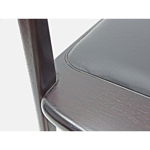 Dining Chairs in Cherry & Leather by Sergio Rodrigues for Lin Brazil, 2010, Set of 5 For Sale - Image 15 of 18