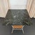 French Provincial 1960s Square Green Marble and Wrought Iron Patio Dining Table For Sale - Image 3 of 7