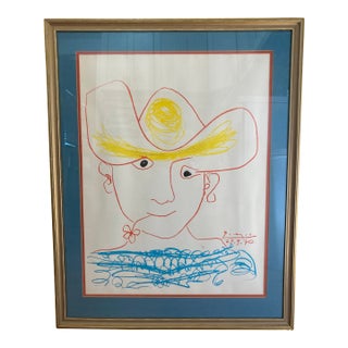 Pablo Picasso “Young Spanish Peasant” Lithograph For Sale