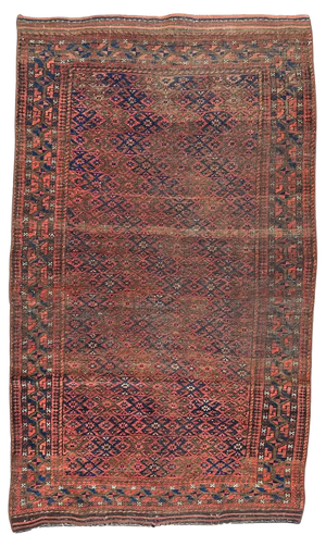 Turkmen Baluch Rug, 1950s
