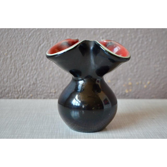 Mid-Century Ceramic Vase from Elchinger, 1950s For Sale - Image 3 of 10
