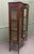 Tall Edwardian Bow Front Glazed Display Cabinet For Sale - Image 5 of 8