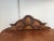 33 x 2 x 11 inches (83.8 x 5.1 x 27.9 cm) Weight: 1360 g (3.00 lb) Beautiful vintage carved wooden furniture pediment...