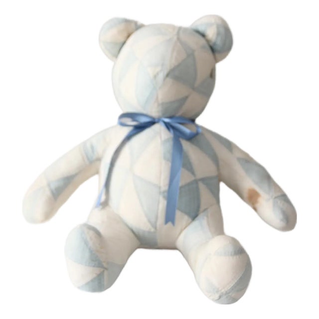 Vintage Handmade Patchwork Teddy Bear For Sale