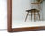 Mid Century Modern 2" Deep Profile Solid Walnut 32x43 Rectangle Wall Mirror MINT For Sale - Image 13 of 15