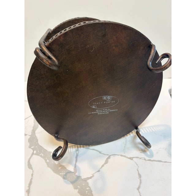 Vintage Tracy Porter "Fantine" 2 Tiered Server For Sale - Image 10 of 10