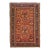 Modern Sultanabad Handmade Rust-Orange Persian Wool Rug For Sale