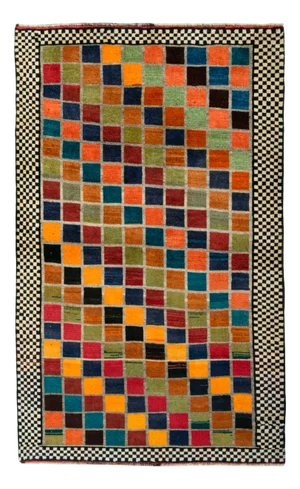 Hand-Knotted Gabbeh Rug
