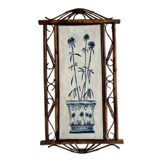 Hand Painted Chinoiserie Panel For Sale