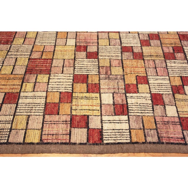 Textile Large Modern Area Rug For Sale - Image 7 of 7
