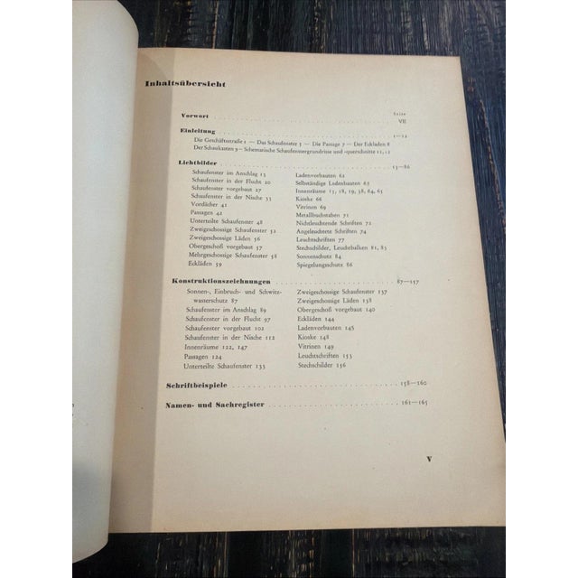 Paper Vintage First Edition Copy of Ladenbau (Shop Construction) 1934 For Sale - Image 7 of 12