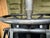 Restoration Hardware Scissor Lift Table Black Steel 14”-42.5” High, 19.5x31” Table Top For Sale - Image 10 of 12