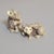 Japanese Pair of Carved Faux Ivory Dog Netsuke-Style Miniatures For Sale - Image 3 of 9