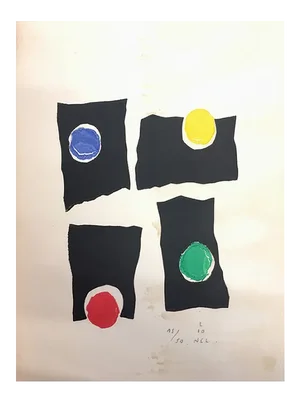 Untitled Engraving by Lionel Perrotte