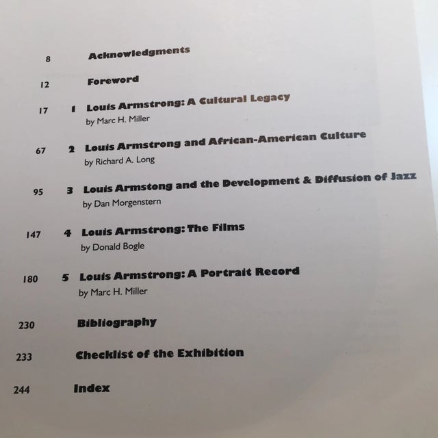 "Louis Armstrong A Cultural Legacy" 1994 Book For Sale - Image 5 of 11