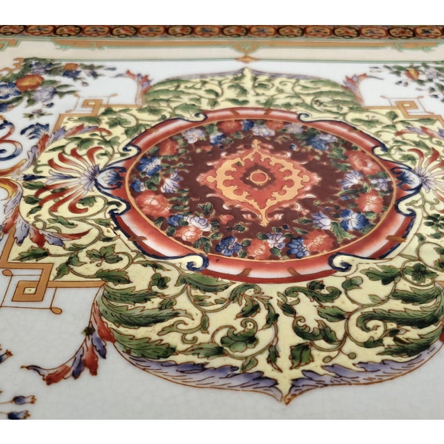 Bronze Tray Porcelain Ormolu For Sale - Image 8 of 12