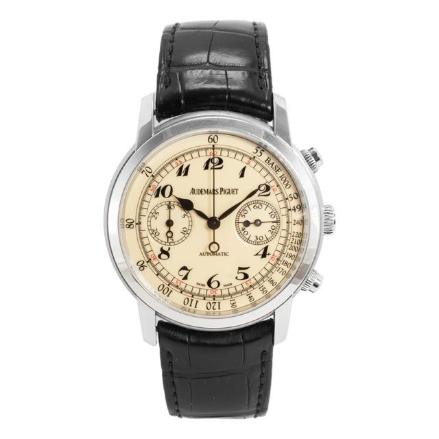 2008 Audemars Piguet Jules Audemars 41mm 26100bc 18k White Gold Watch For Sale