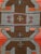 A vintage Turkish Anatolian square room size carpet handmade during the mid-20th century with a large scale tribal design...
