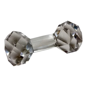 Cut Crystal Dumbbell Carving Knife Rest