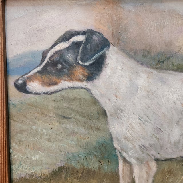 American Folk Art Painting of a Jack Russell Dog For Sale - Image 3 of 4