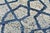 Moroccan Rug 5'8'' X 8' Ivory Blue Viscose Contemporary Hand-Knotted Carpet For Sale - Image 4 of 12