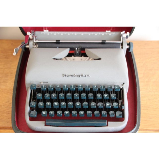 Typewriter with Travel Case from Remington, 1970s For Sale - Image 10 of 14