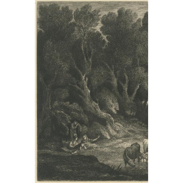 R.S. Chattock, The Watering Place, 1880, Etching For Sale - Image 4 of 9