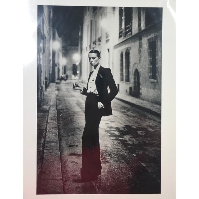 Pop Art Rue Aubriot, Paris 1975 by Helmut Newton Vintage Silver Gelatin Print For Sale - Image 3 of 11