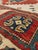 Turkish Antique Karachov Kazak Carpet, Handmade Wool, Pale Blue, Rust, Ivory, Geometric For Sale - Image 3 of 18