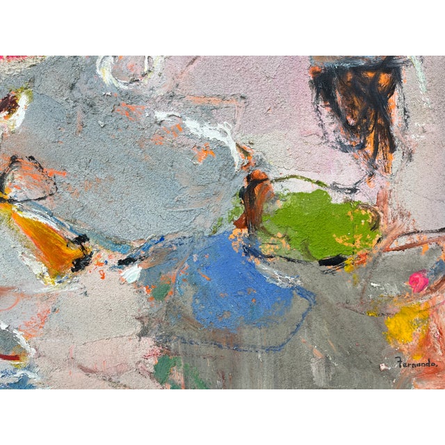 2020s Contemporary Abstract Original Oil Painting For Sale - Image 5 of 12