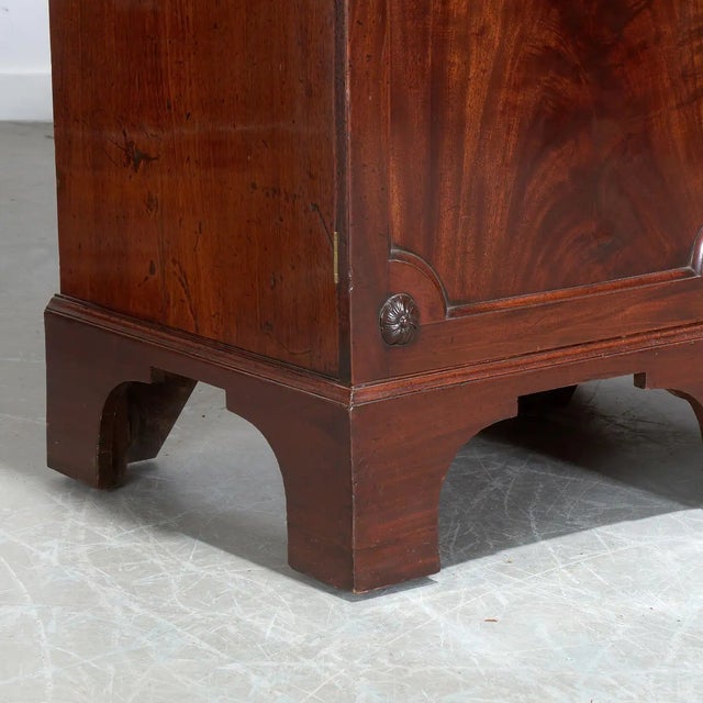 Brown 18th Century George III Mahogany Breakfront Bookcase For Sale - Image 8 of 10