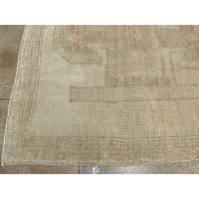 Textile Galerie Shabab Collection Mid-20th Century Turkish Anatolian Wide Gallery Runner For Sale - Image 7 of 10