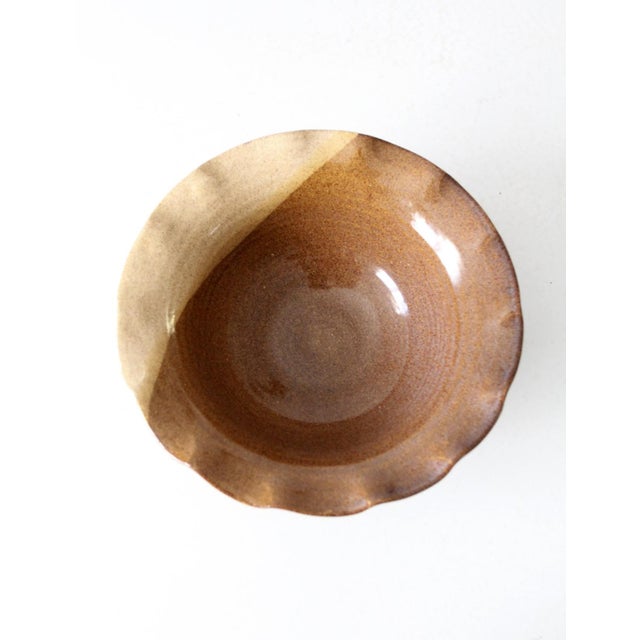 Vintage Studio Pottery Bowl For Sale - Image 10 of 10