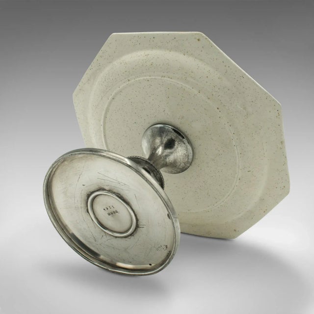 1920s 1920s Antique Decorative Serving Set, English, Ceramic, Cake Stand, Bon Bon Dish For Sale - Image 5 of 13