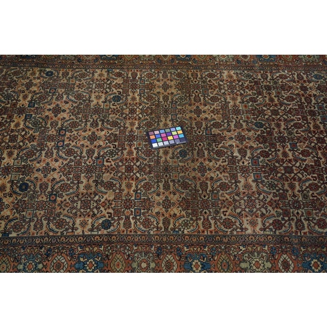 Textile Antique Persian Rug 4'7'' x 6'10'' For Sale - Image 7 of 8